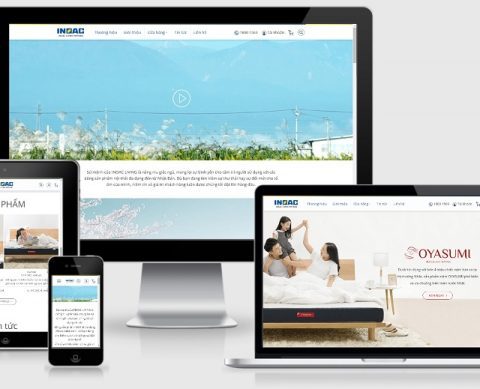 Theme wordpress giới thiệu công ty sản xuất nệm