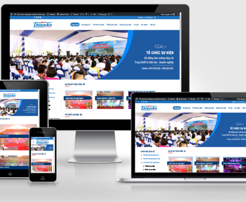 Thiết kế website dành cho công ty tổ chức sự kiện