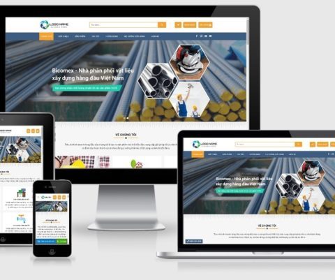 Theme WordPress công ty xây dựng đẹp tuyệt vời mẫu số 3