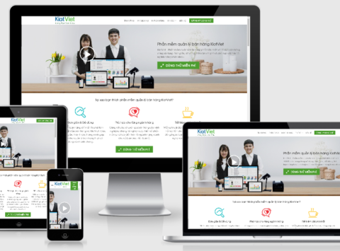Theme WordPress giới thiệu phần mềm bán hàng