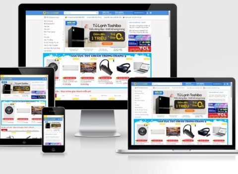 Theme WordPress giống điện máy xanh – Đẹp, chuyên nghiệp