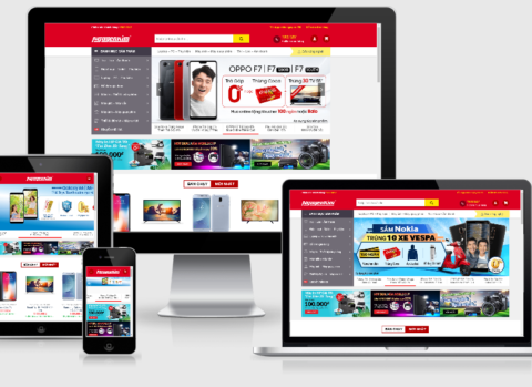 Theme WordPress thương mại điện tử điện máy giống Nguyễn Kim