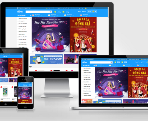 Theme WordPress thương mại điện tử giống Tiki