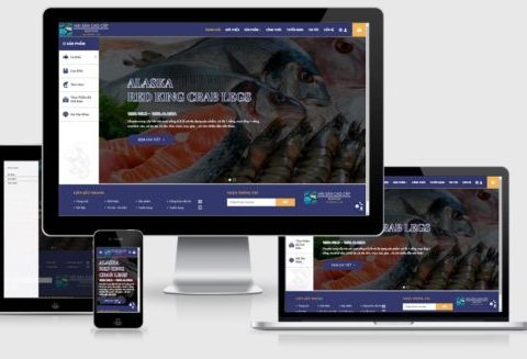 Thiết kế website bán hải sản tươi sống cao cấp số 2