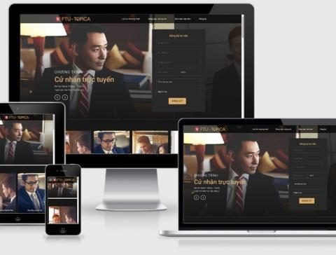 Theme WordPress landing page giới thiệu khóa học online