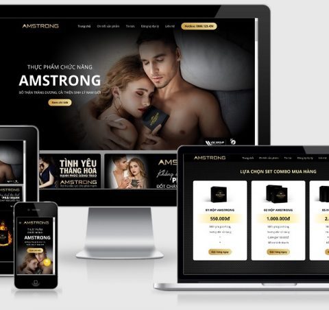 Theme WordPress thực phẩm chức năng số 2 – Hỗ trợ sinh lý