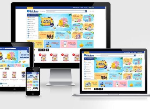 Theme WordPress shop mẹ và bé mẫu số 5 – KidsShop