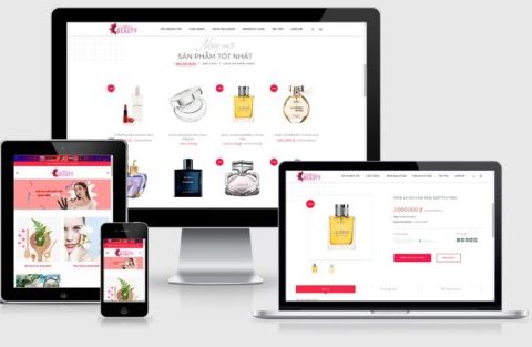 Theme WordPress bán mỹ phẩm mẫu số 23 – TL COSMETICS