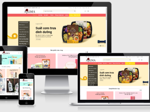 Thiết kế website bán mỹ phẩm đẹp – Mẫu số 5