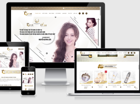 Theme wordpress mỹ phẩm đẹp tuyệt vời – Mỹ phẩm Quin