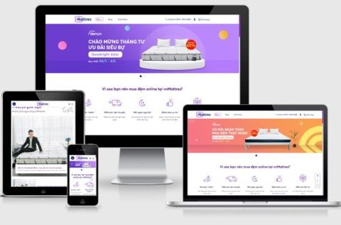 Theme wordpress bán nệm mẫu số 4 – vnMattres