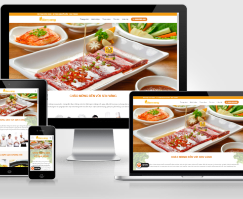 Theme WordPress nhà hàng tuyệt đẹp – Mẫu số 2