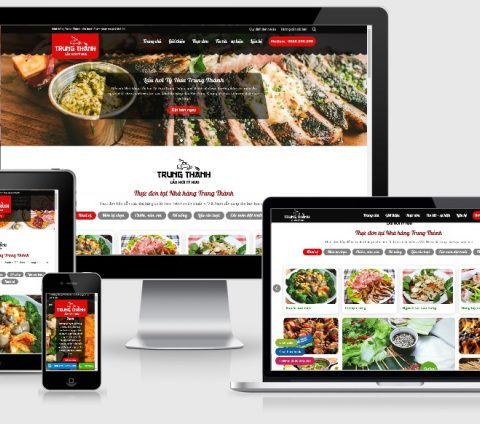 Theme WordPress nhà hàng tuyệt đẹp – Mẫu số 3