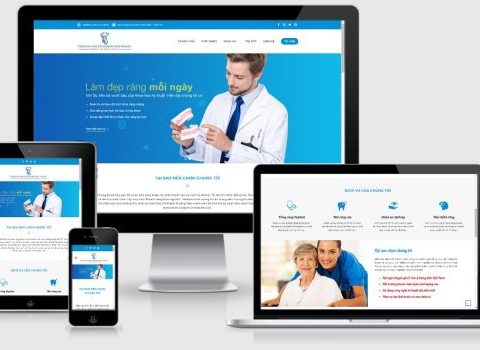 Theme WordPress phòng khám nha khoa, nha sỹ mẫu số 2