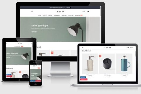 Theme WordPress nội thất mẫu số 22