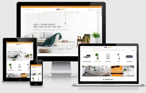 Theme WordPress nội thất mẫu số 24