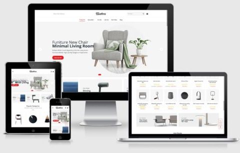 Theme WordPress nội thất mẫu số 25