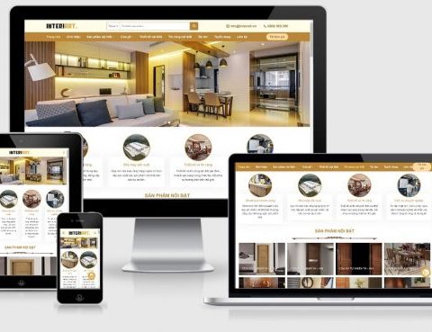 Theme WordPress nội thất mẫu số 10