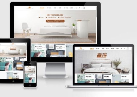 Theme WordPress nội thất mẫu số 16