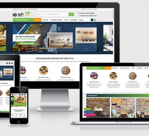 Theme WordPress nội thất mẫu số 8