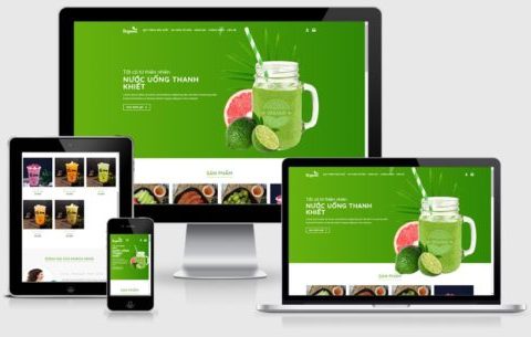 Theme wordpress bán nước ép trái cây, thực phẩm, rau củ quả