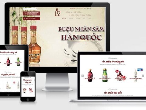 Theme WordPress bán rượu Hàn Quốc