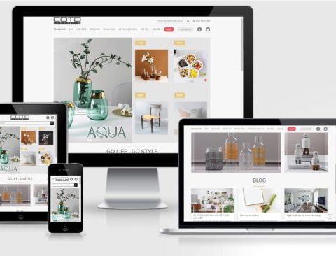 Thiết kế website bán sản phẩm trang trí nội thất nhà cửa