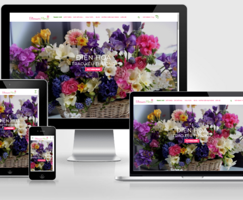 Theme WordPress shop bán hoa tươi