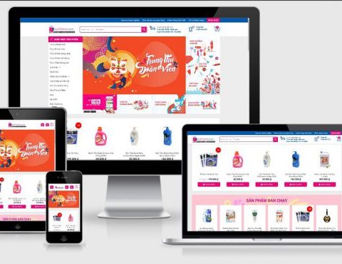 Market – Thiết kế web thương mại điện tử