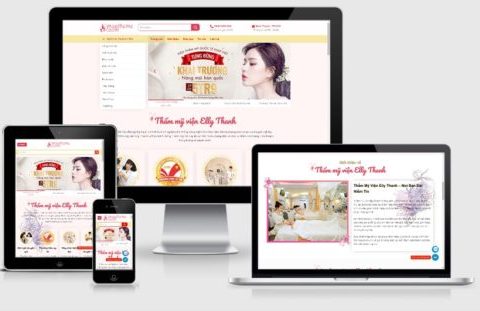 Theme WordPress spa đẹp mẫu số 4 – Elly Spa