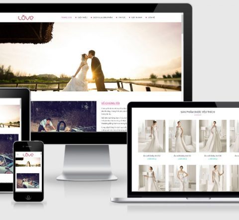 Theme WordPress studio ảnh cưới đẹp tuyệt vời