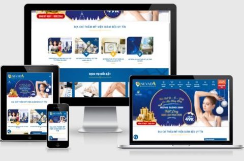 Theme WordPress thẩm mỹ viện mẫu số 3