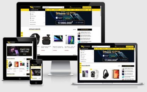 Theme WordPress thế giới di động mẫu số 5