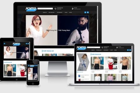 Theme WordPress thời trang mẫu số 12 – Porto