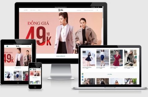 Theme WordPress thời trang mẫu số 13 – Zorka