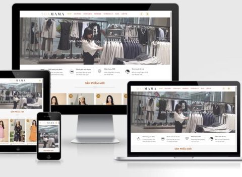 Theme WordPress thời trang mẫu số 9 – Shop đầm bầu
