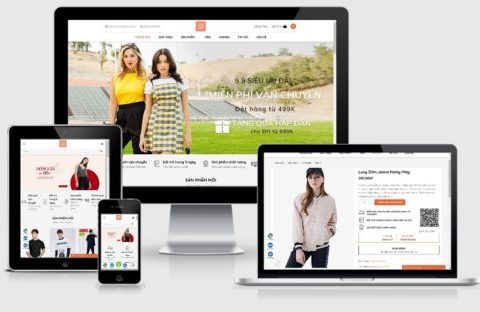 Theme WordPress thời trang đẹp mẫu số 19