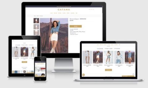 Theme WordPress thời trang mẫu số 21