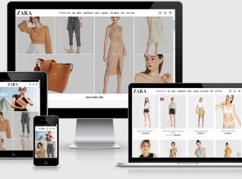Theme WordPress thời trang mẫu số 6 – MTFashion