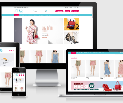Theme WordPress shop thời trang mẫu số 4