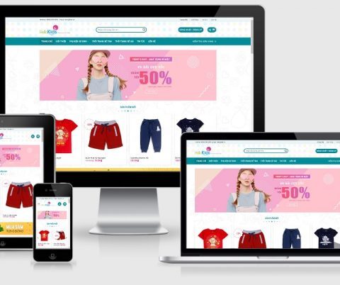 Theme WordPress thời trang trẻ em Kids