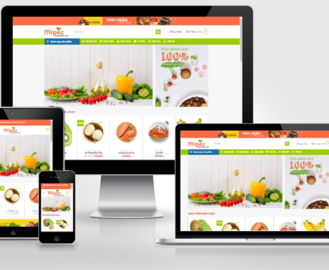 Theme WordPress bán thực phẩm đẹp tuyệt vời