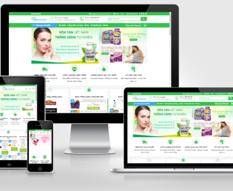 Theme WordPress thực phẩm chức năng tuyệt đẹp giống muathuoctot
