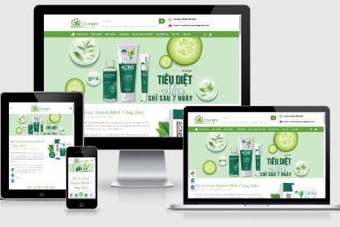 Theme WordPress thực phẩm chức năng mẫu số 5