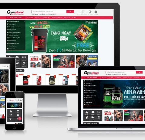 Thiết kế web bán thực phẩm chức năng hỗ trợ tập thể hình – gym