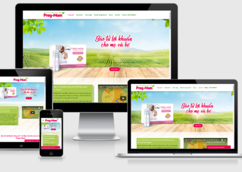 Thiết kế Landing page thực phẩm chức năng cho trẻ em