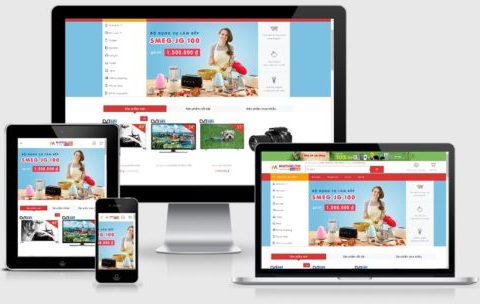 Theme WordPress thương mại điện tử DXT Store 2