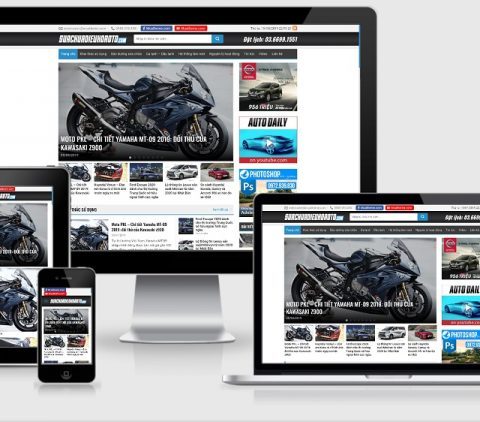 Theme wordpress tin tức / blog mẫu số 2