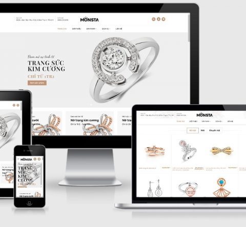 Theme WordPress trang sức, nữ trang tuyệt đẹp mẫu số 3