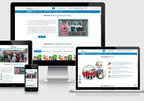 Theme WordPress trung tâm Anh ngữ – Blue Star